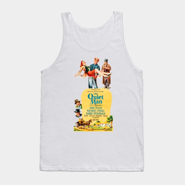 The Quiet Man Movie Poster #1 Tank Top by MovieFunTime